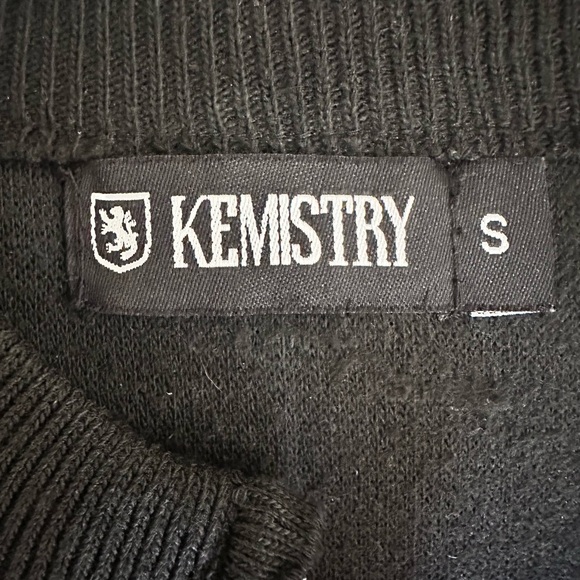Kemistri Diamod Zip Mens Pullover/Sweater Size S - Picture 4 of 5